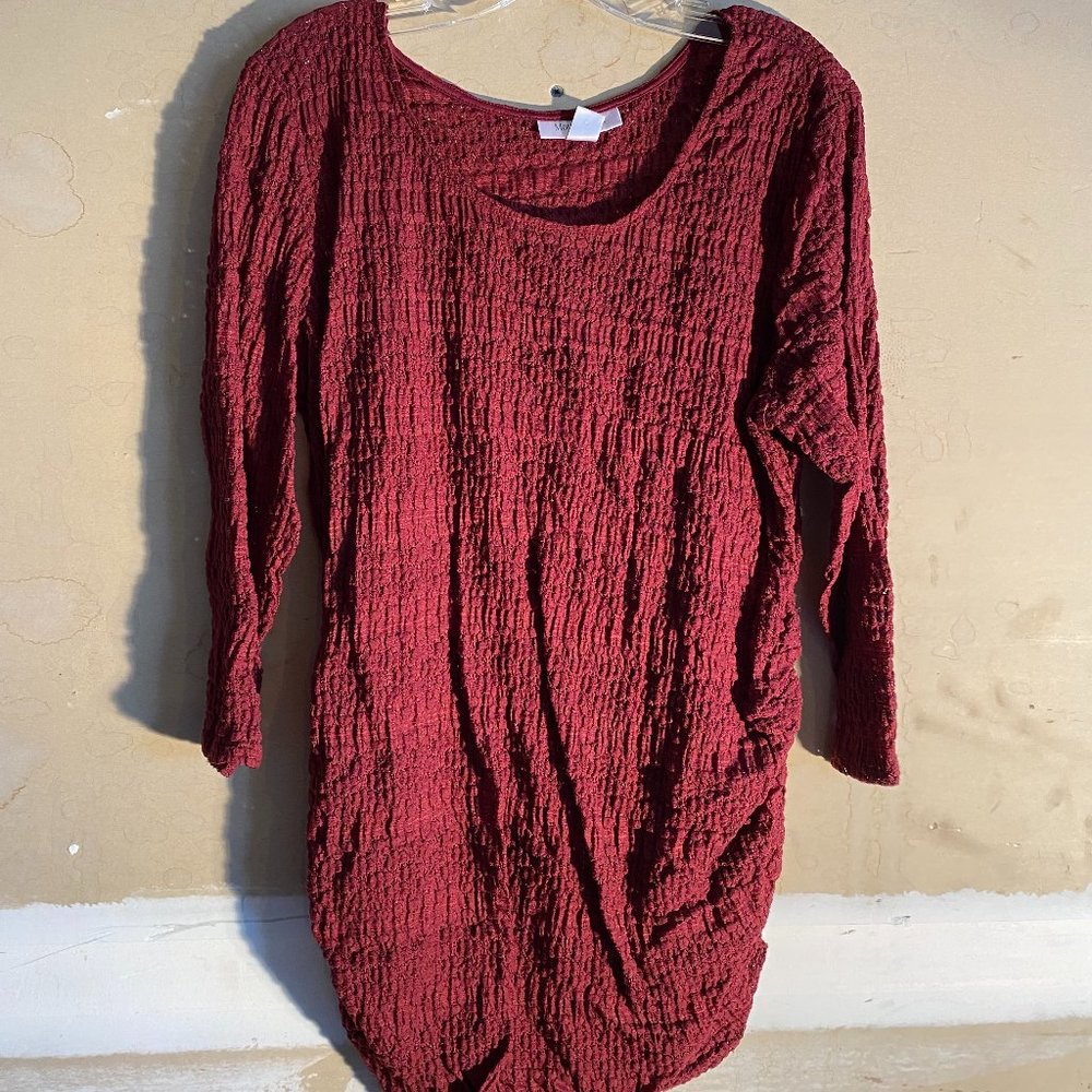 Motherhood Maternity Crimson Top, Sz 1X
